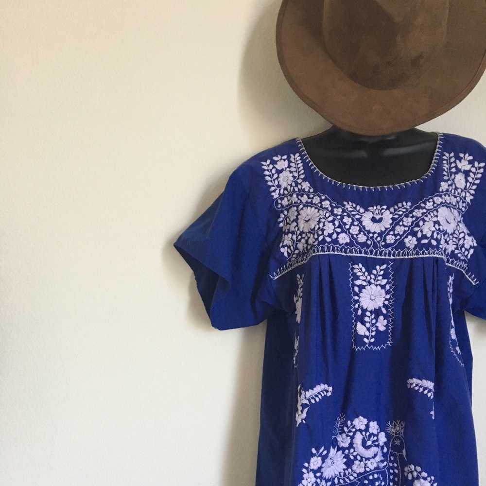 Authentic Mexican embroidered dress